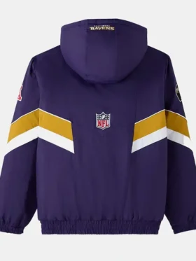 OVO x NFL Baltimore Ravens Jacket Back Look
