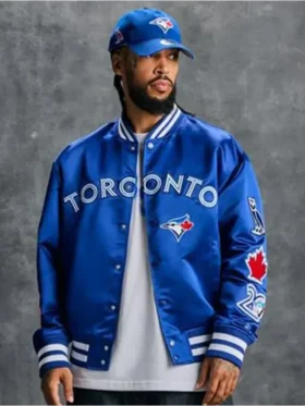 OVO × New Era × MLB Toronto Varsity Jacket