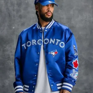 OVO × New Era × MLB Toronto Varsity Jacket