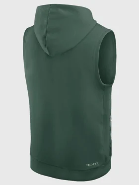 Packers Green Sleeveless Hoodie