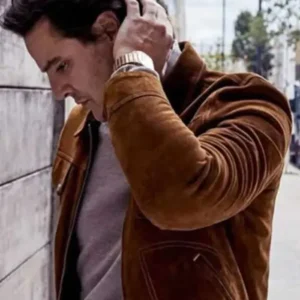 Pedro Pascal Brown Suede Leather Jacket
