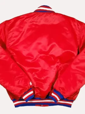 Philadelphia Sixers Starter Varsity Jacket Back Look