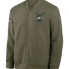 Philadelphia Eagles 2025 Salute to Service Bomber Jacket