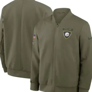 Philadelphia Eagles 2025 Salute to Service Bomber Jacket