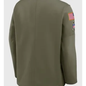 Philadelphia Eagles 2025 Salute to Service Long Sleeve Shirt Back Look