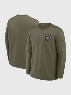 Philadelphia Eagles 2025 Salute to Service Long Sleeve Shirt