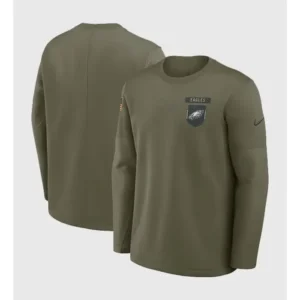 Philadelphia Eagles 2025 Salute to Service Long Sleeve Shirt
