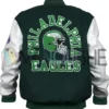 Philadelphia Eagles 80’s Green Varsity Jacket back