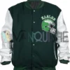 Philadelphia Eagles 80’s Green Varsity Jacket front