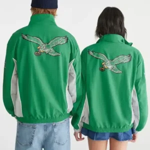 Philadelphia Eagles Full-Zip Track Jacket Back Look