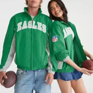 Philadelphia Eagles Full-Zip Track Jacket Front look