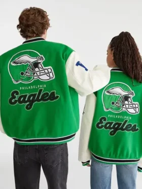 Philadelphia Eagles Green Bomber Jacket