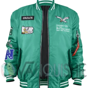 Philadelphia Eagles New Era x Alpha Industries Bomber Jacket