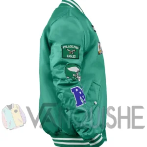 Philadelphia Eagles New Era x Alpha Industries Bomber Jacket