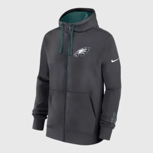 Philadelphia Eagles Playbook Page Club Nike Hoodie Front Look