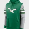 Philadelphia Eagles Pullover Hoodie Front Look