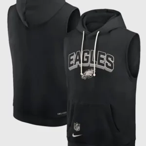 Philadelphia Eagles Sideline Sleeveless Hoodie