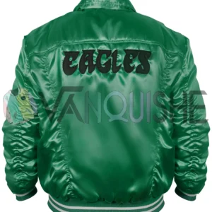 Philadelphia Eagles Silver Tab Trucker Jacket Back Look
