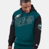 Philadelphia Eagles Starter Green Extreme Hoodie Front Look