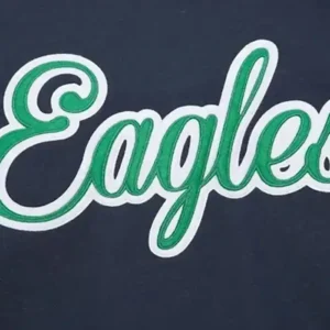 Philadelphia Eagles Washed Fleece Varsity Jacket
