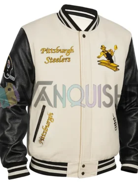 Pittsburgh Steelers Retro Classic Varsity Jacket right
