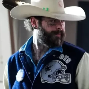 Post Malone Thanksgiving Halftime Show 2025 Dallas Cowboys Jacket