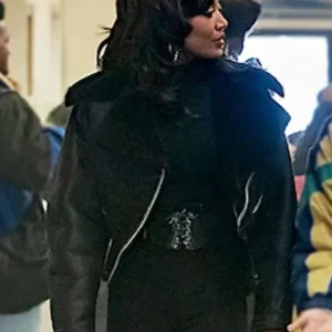 Power Book III Patina Miller Black Leather Jacket