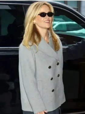 Reese Witherspoon Grey Wool Blazer