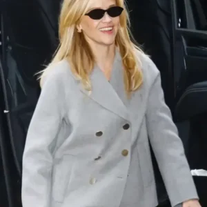 Reese Witherspoon Grey Wool Blazer