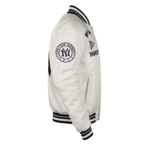 Retro New York Yankees Satin Varsity Jacket Right