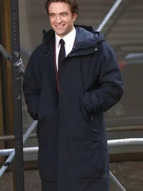 Robert Pattinson Here Comes the Flood Hooded Coat