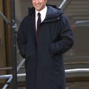 Robert Pattinson Here Comes the Flood Hooded Coat