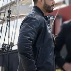 Ryan Broussard Boston Blue Black Leather Jacket