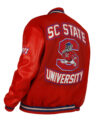 SC State University Red Varsity Jacket