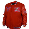SC State University Red Varsity Jacket Left