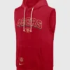San Francisco 49ers Sideline Sleeveless Hoodie Front Look