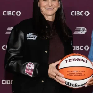 Sandy Brondello Roots Toronto Tempo Varsity Jacket