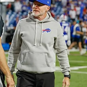 Sean McDermott Bills Grey Hoodie