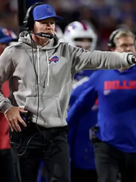 Sean McDermott Bills Grey Hoodie