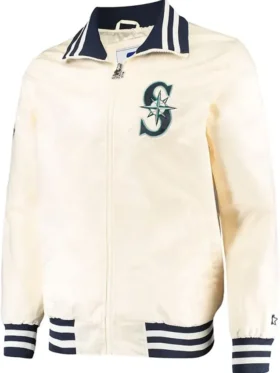 Seattle Mariners Starter The Captain II Full-Zip Front look