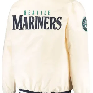 Seattle Mariners Starter The Captain II Full-Zip Back look