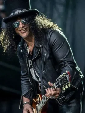 Slash Deathstalker 2025 Black Leather Jacket