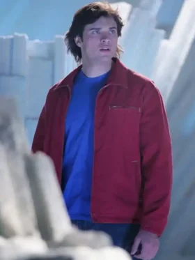 Alternative view of Smallville Tom Welling Red Jacket