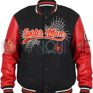 Spider-Man 2 Miles Morales Zip Bomber Jacket