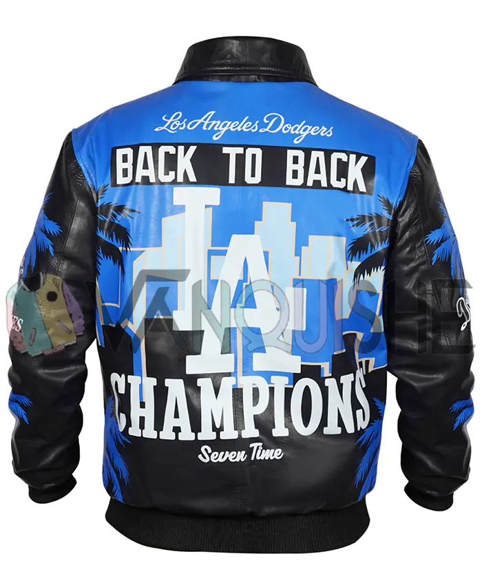 Stan Kasten Dodgers World Series Leather Jacket