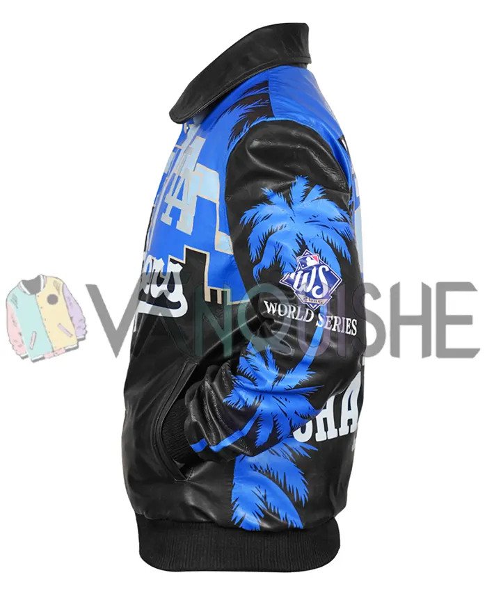 Stan Kasten Dodgers World Series Leather Jacket