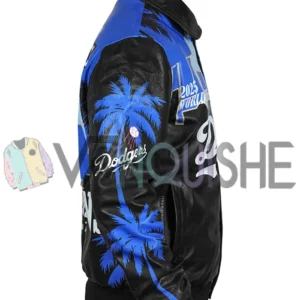 Stan Kasten Dodgers World Series Leather Jacket right