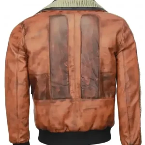 Star Wars Jedi Survivor Leather Jacket Back Look