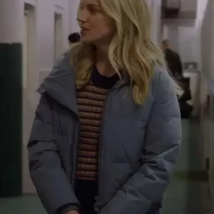 Sylvie Brett Chicago Fire S12 Grey Puffer Jacket