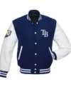 Tampa Bay Rays Wool Varsity Jacket Back